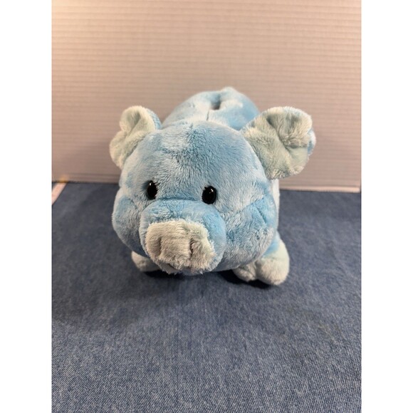 animal adventure Blue Pig Piggy Bank Plush - Picture 1 of 11